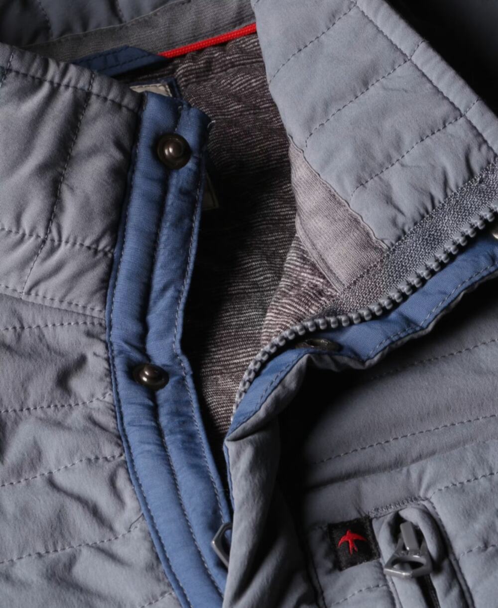 NWT Relwen Quilted Jacket Men's Size S Gray Down Alternative (1372)